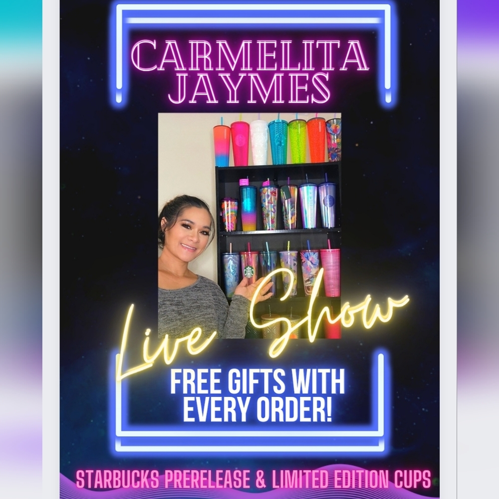 📺Carmen's Starbucks🧋Live Show ❤️ Like this to be notified 💜📺 4 live shows!💜